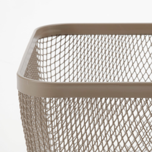 IKEA 365+ Food storage basket, metal/light grey-brown, 30x20x11 cm