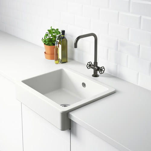 HAVSEN Sink bowl with visible front, white, 62x48 cm