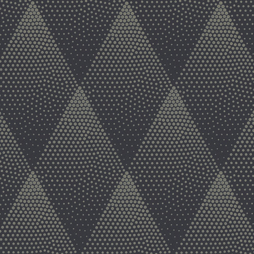 GoodHome Vinyl Wallpaper on Fleece Mahit, black/gold