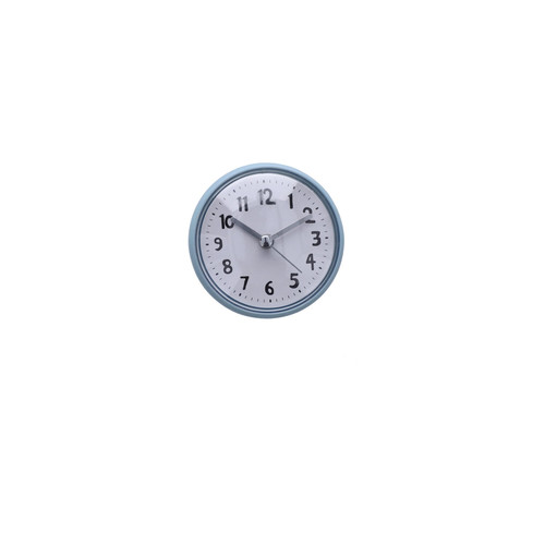 Wall Clock Blum, waterproof, light blue