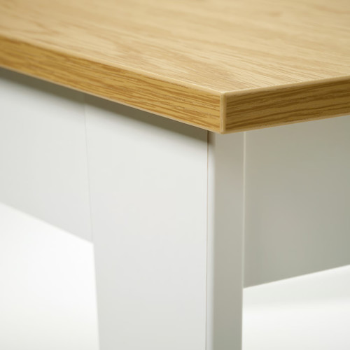 ÄMMARYD Side table, white, 59x40 cm