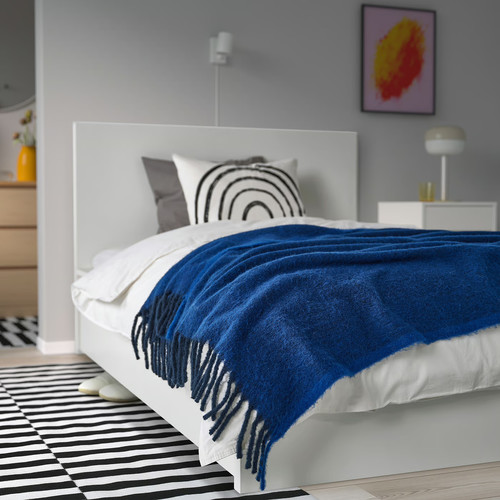 KLIPPOXEL Throw, blue, 130x170 cm
