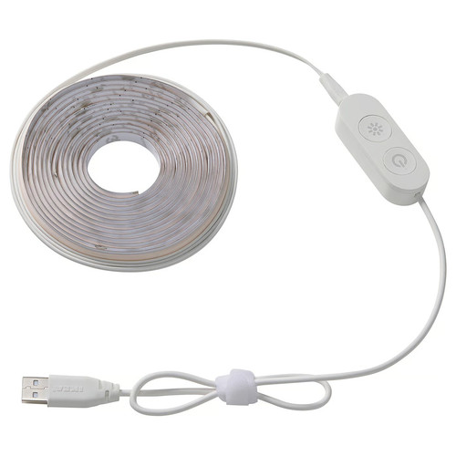 KABBLEKA LED lighting strip with USB, dimmable, 3 m