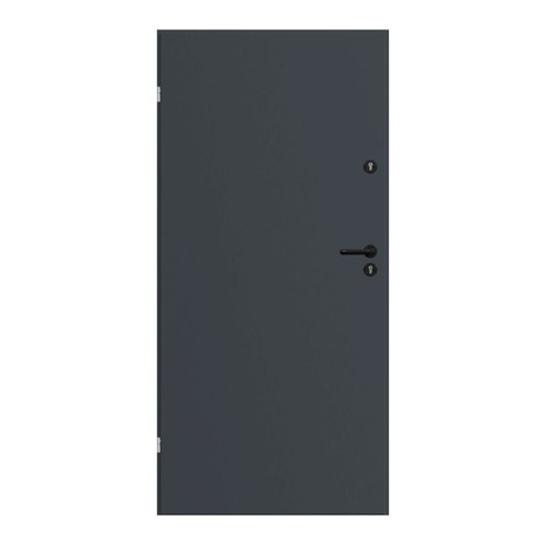 Universal Door Uran 90 with 2 locks, left, anthracite