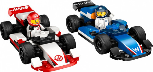 LEGO City F1 Williams Racing & Haas F1 Race Cars 4+