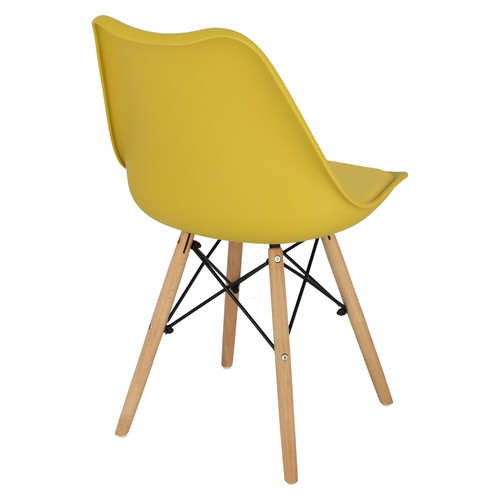 Dining Chair Norden DSW PP, yellow