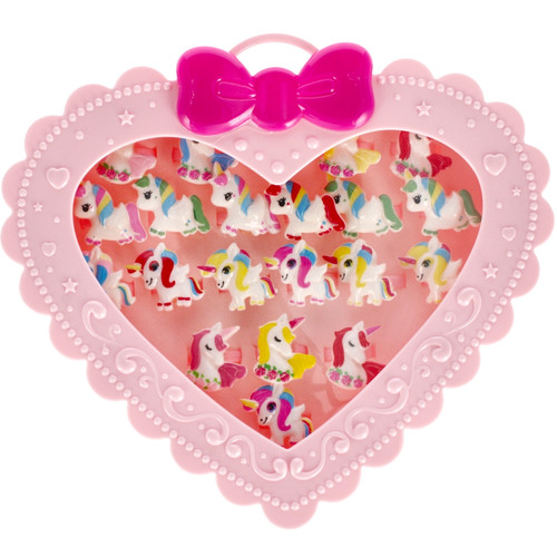 Dreamring Set of 12 Rings Unicorn, 1 set, 3+