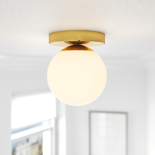 Ceiling Lamp GoodHome Dorres E14, matt gold