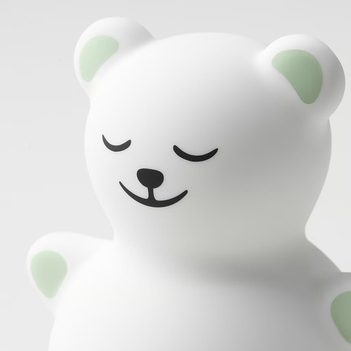 TÖVÄDER LED night light, bear battery-operated