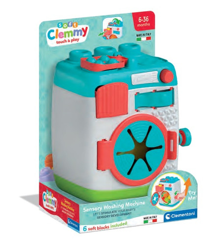 Clementoni Soft Clemmy Sensory Washing Machine 6m+
