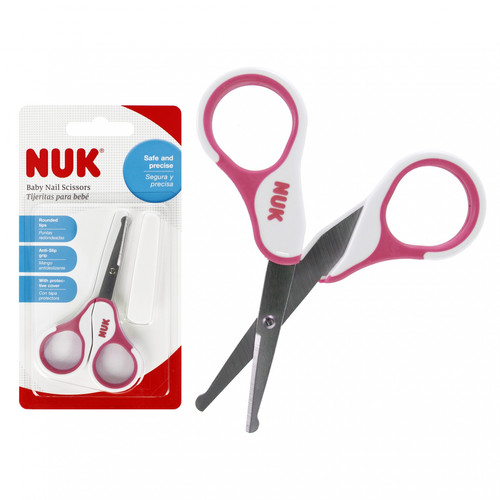 NUK Baby Nail Scissors, pink