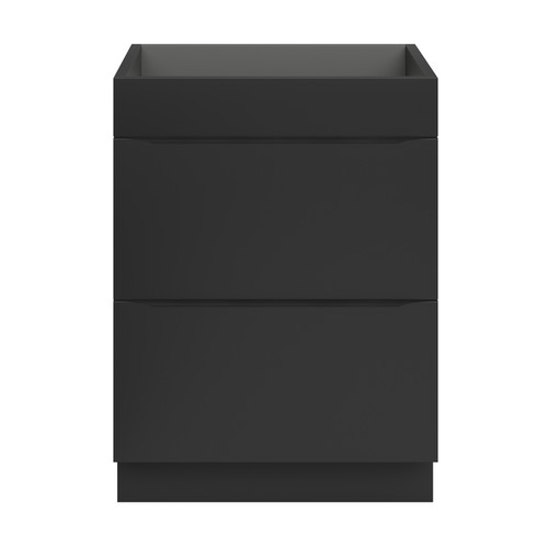 GoodHome Wash-basin Cabinet Imandra 60 cm, matt black