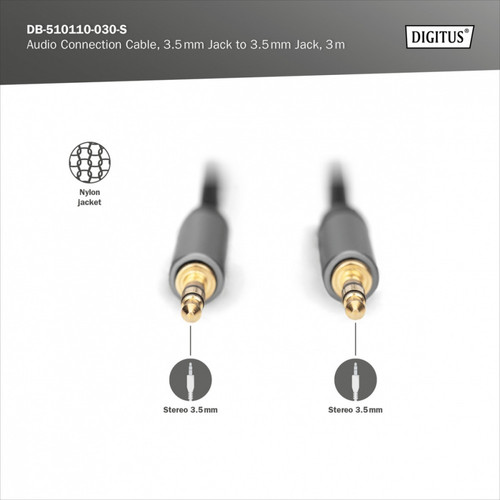 Digitus Audio Connection Cable DB-510110-030-S