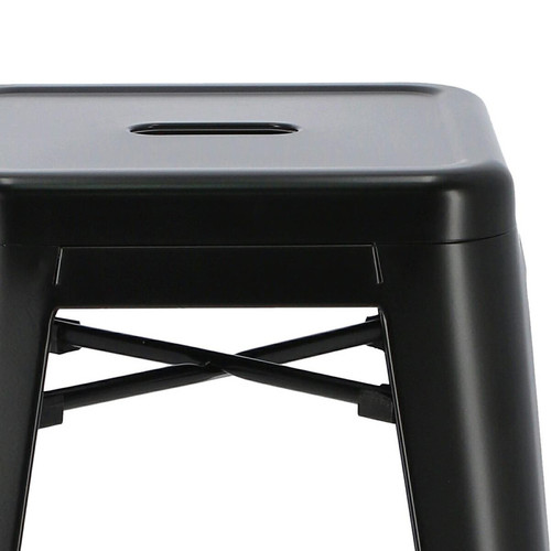 Bar Stool Paris 75cm, metal, black