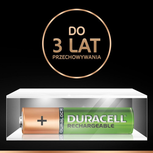 Duracell Rechargeable Battery AAA/LR3 750mAh B4 4pcs