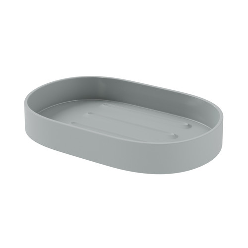 GoodHome Soap Dish Kina, grey