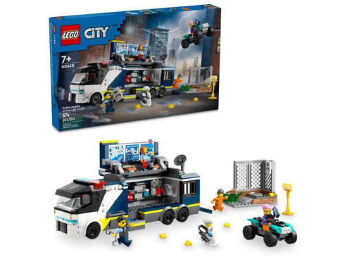 LEGO City Police Mobile Crime Lab Truck 7+