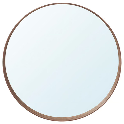 STOCKHOLM Mirror, walnut veneer, 60 cm