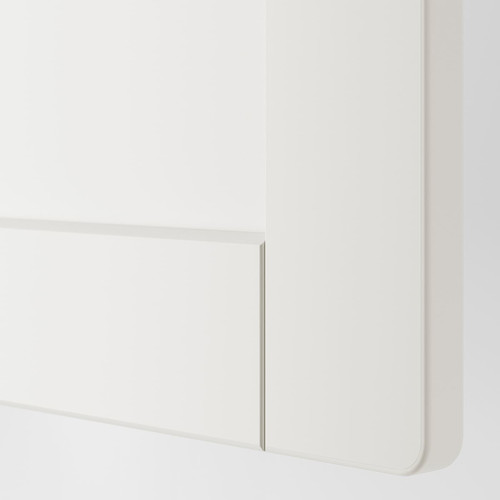 SMÅSTAD / PLATSA Chest of 3 drawers, white white/with frame, 60x42x63 cm