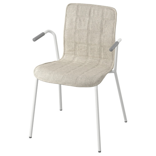 LÄKTARE Chair cover, Gunnared light beige