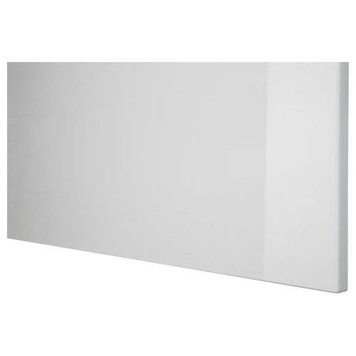 SELSVIKEN Door, high-gloss light grey, 60x64 cm