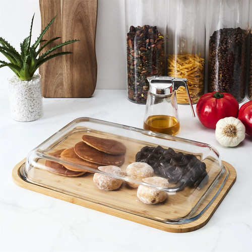 Dish with Lid Clear 41cm