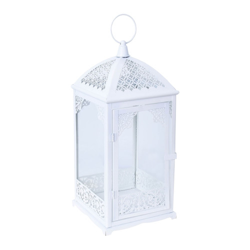 Lantern, large, white