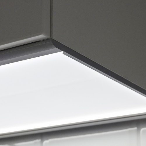 IRSTA  LED worktop lighting, opal white, 40 cm