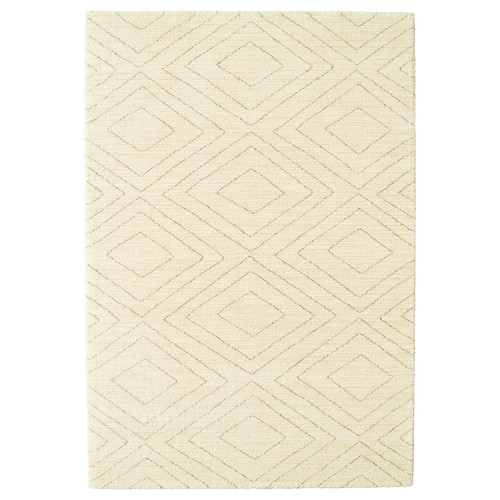 MARSTRUP Rug, low pile, beige, 160x230 cm