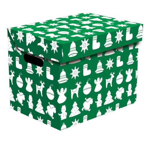 Decorative Christmas Storage/Gift Box, green