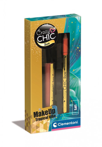 Clementoni Crazy Chic Teen Make Up Tropical Vibe Lips 8+