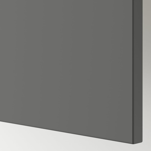 FÖRBÄTTRA Cover panel, dark grey, 39x106 cm