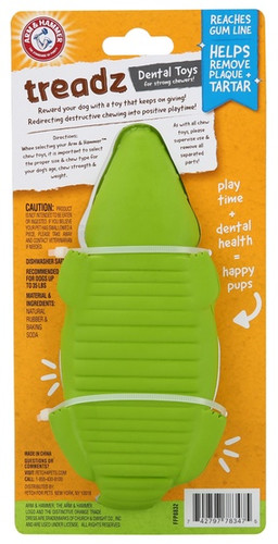 Arm&Hammer Super Treadz Dental Toy for Dogs Gator Large