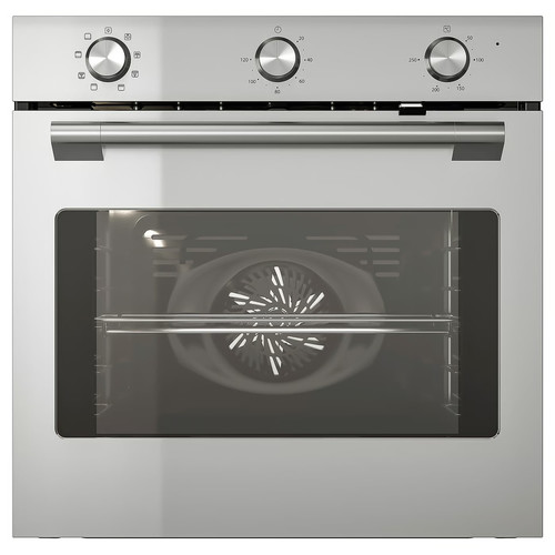 STENABY Fan oven, Grill function stainless steel colour/IKEA 300