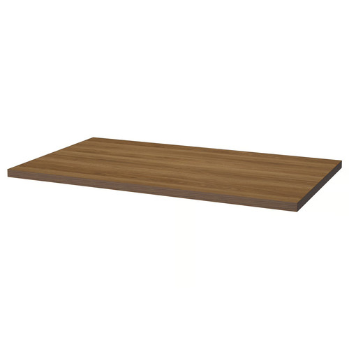 SKÅLSTA Table top, walnut effect, 140x80 cm