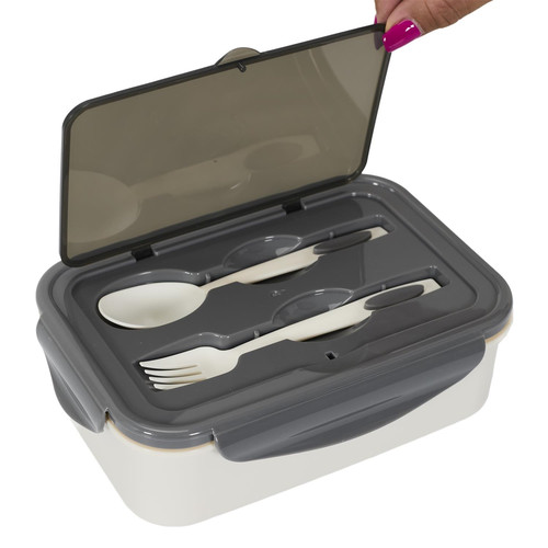 Lunch Box Single with Cutlery