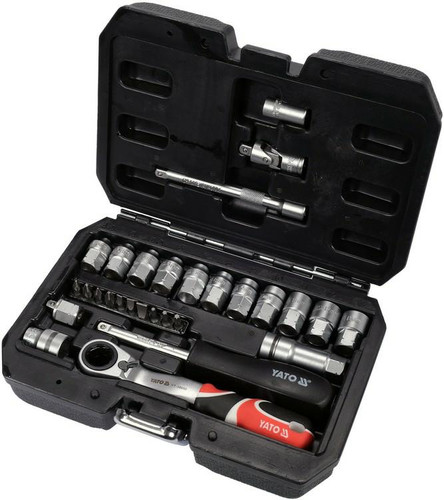 YATO Tools Set 1/4" Spline 29pcs