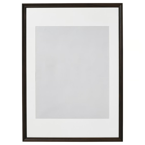 KLOTKÖRSBÄR Frame, oak effect/dark brown, 50x70 cm