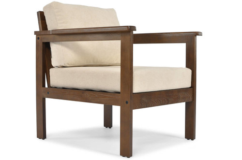 Outdoor Armchair BELLA, brown/beige