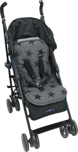 Dooky Multicomforter 4in1 Insert for Pram/Car Seat/Bouncer/Buggy Grey Stars