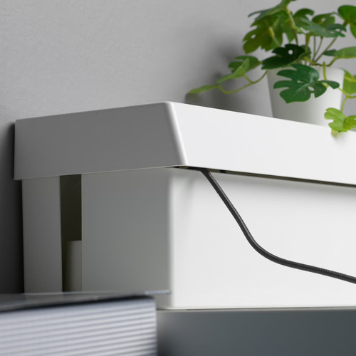 SÄTTING Cable management box with lid