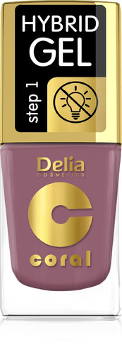 Delia Cosmetics Coral Hybrid Gel Nail Polish no. 69  11ml
