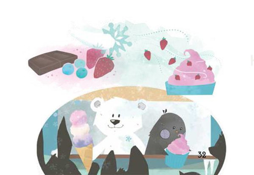 Dantoy THORBJORN Dessert Playset with Ice Cream & Colouring Book 2+