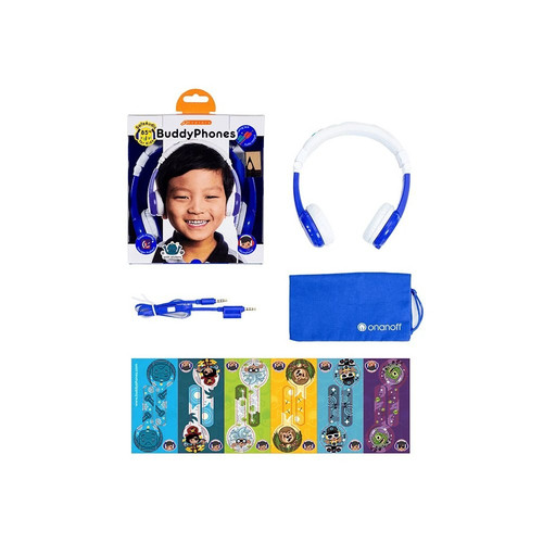 BuddyPhones Headphones Explore, blue