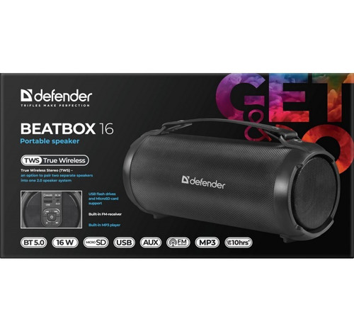 Defender Bluetooth Speaker Beatbox 16