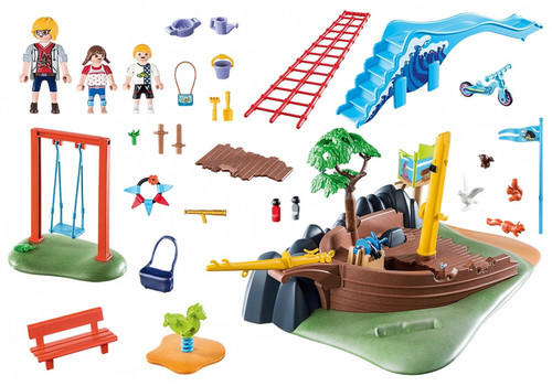 Playmobil City Life Set Playground with Shipwreck 4+