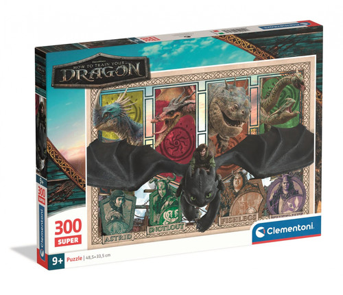 Clementoni Children's Puzzle How To Train Your Dragon 300pcs 9+