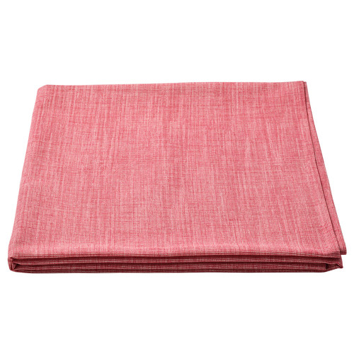 SVARTSENAP Tablecloth, pink-red, 145x240 cm