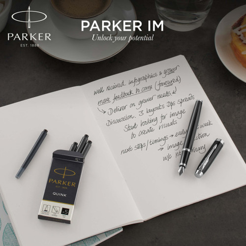 Parker Gift Set IM Black GT - Fountain Pen & Ballpoint Pen