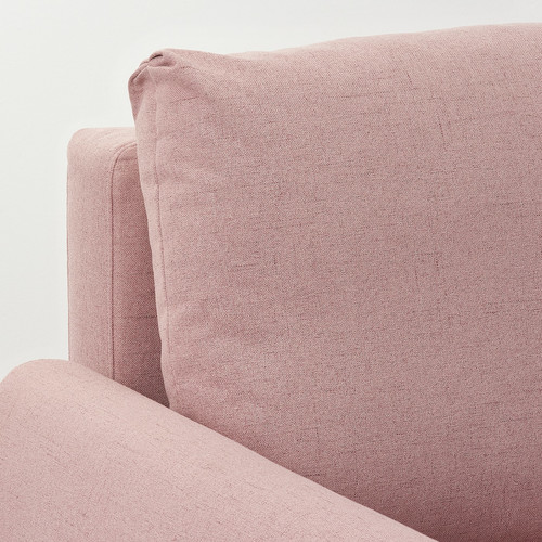 GRUNNARP 3-seat sofa-bed, pink